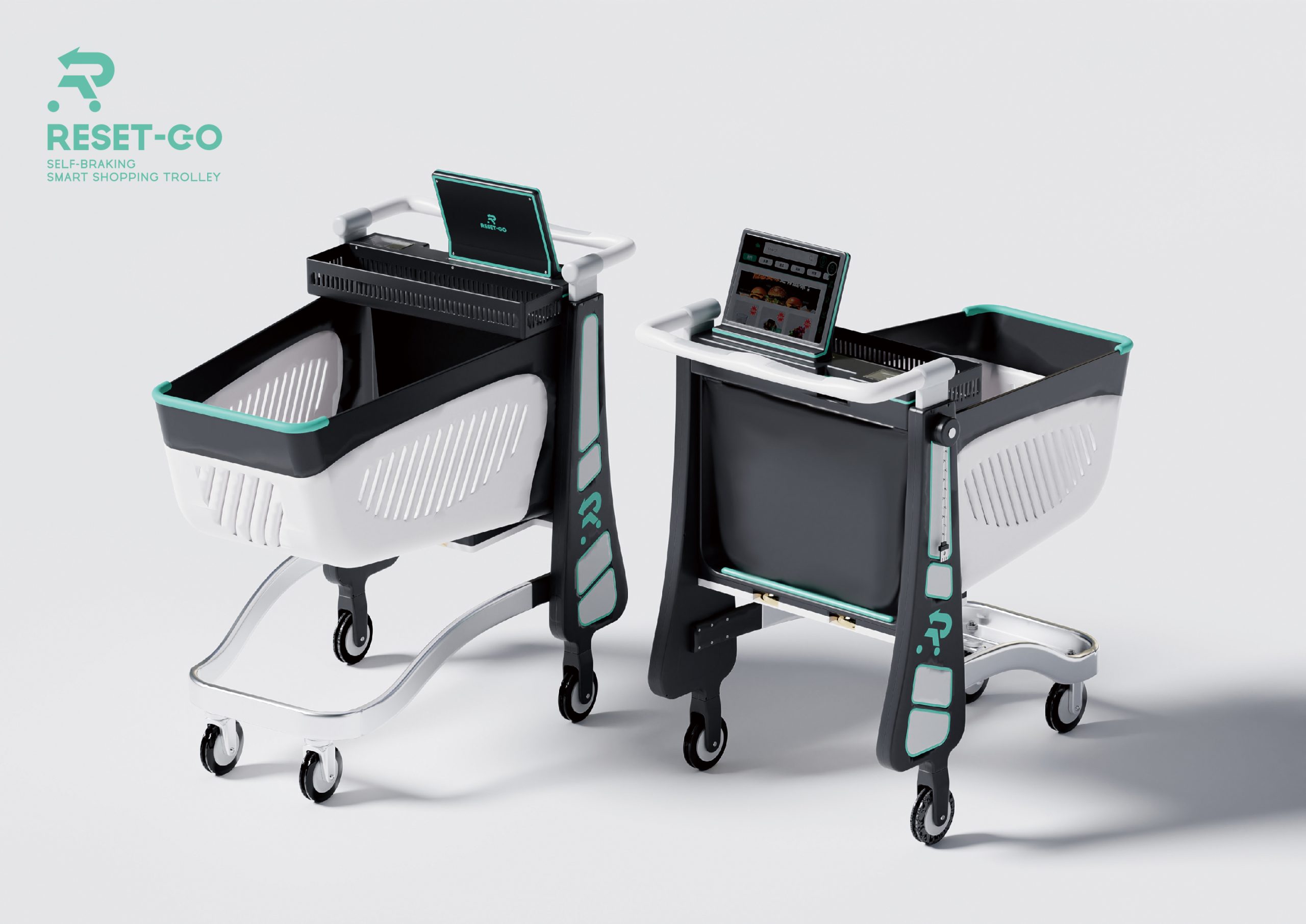 RESET-GO 可煞式智能購物車 Self-Braking Smart Shopping Trolley